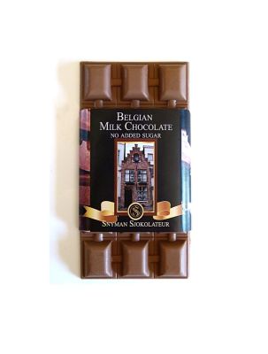 Snyman Sjokolateur Milk No added sugar Slab