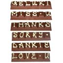 Message Choc Slab