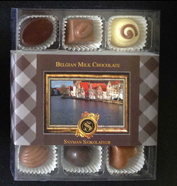 Belgian milk chocolate pralines box