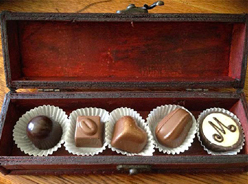 Selection of pralines